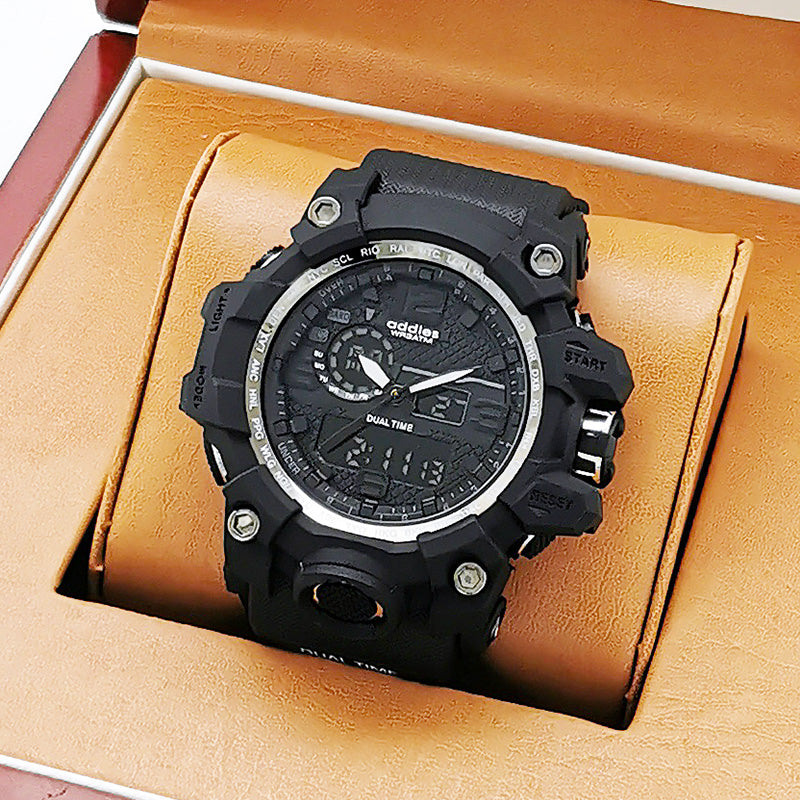 Black Electronic Watch Waterproof