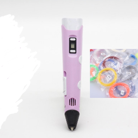 3D print pen graffiti 3D stereoscopic