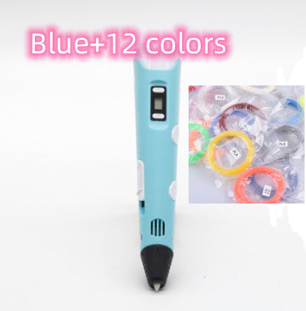 3D print pen graffiti 3D stereoscopic