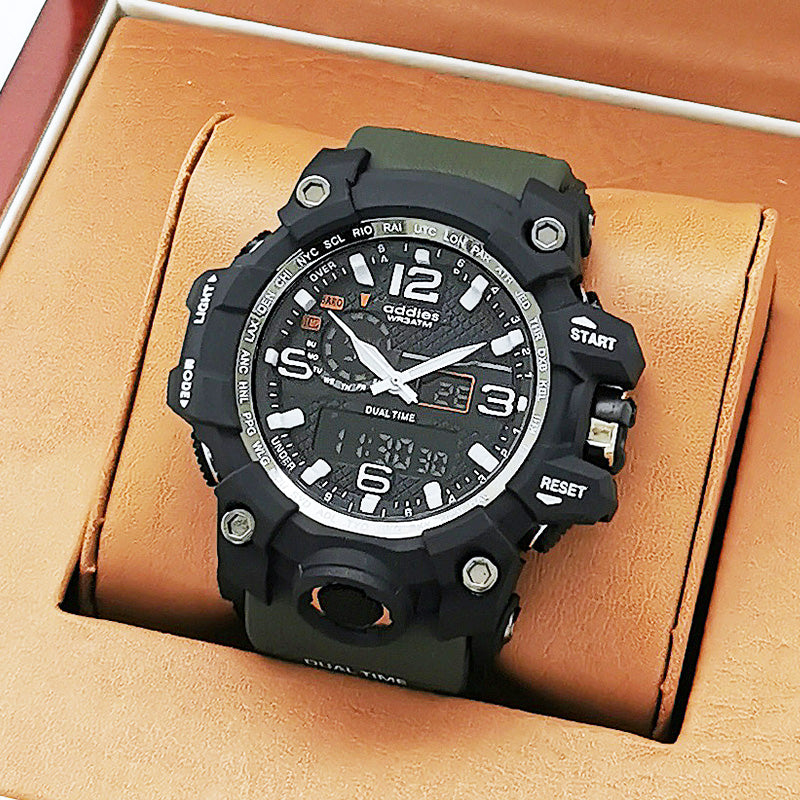 Black Electronic Watch Waterproof